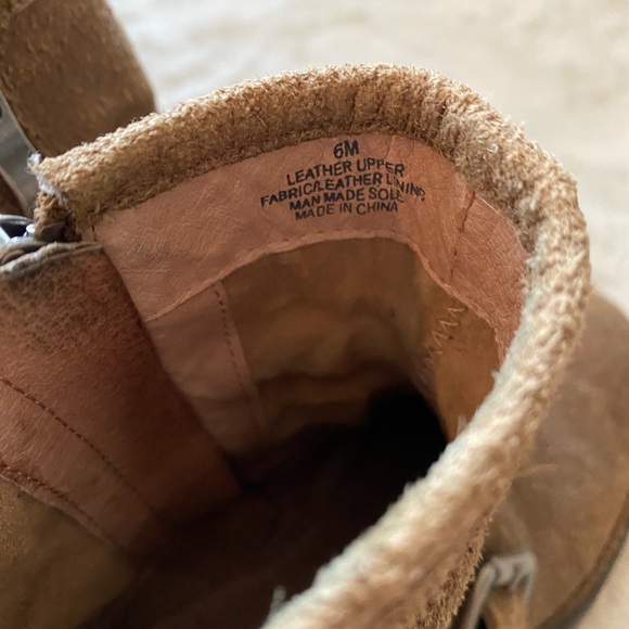 Tan Distressed Booties - Picture 4 of 5